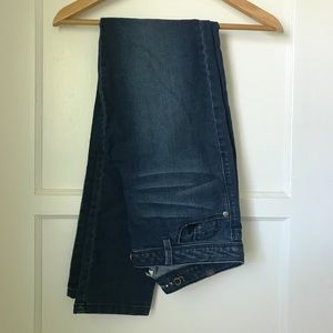 Medium/Dark wash skinny jeans